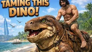 Meet my first dinosaur friend in ARK survival evolved ||