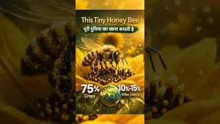 यह छोटी मधुमक्खी पूरी दुनिया का खाना बनाती है | Importance of Honey Bees | #honeybee
