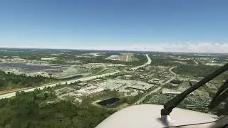 Landing in Concord North Carolina | KJQF (JQF) | Concord Padgett Regional Airport #landingvideo