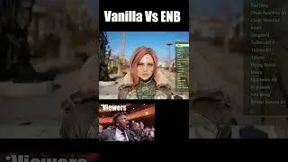 Vanilla Vs ENB Fallout 4 Character #fallout4 #fallout4modded #fallout #falloutmods  #gaming