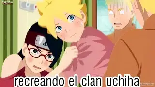 naruto descubre que sarada esta henamorada de él.//En boruto Generation.
