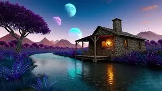 House By the River on an alien planet