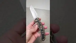 №113 KD handmade knives ръчно изработен сгъваем нож от село Костенец