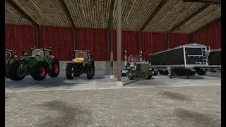 FS22 CANOLA HARVEST WITH 2 COMBINES WILD WEST FARM LIVE