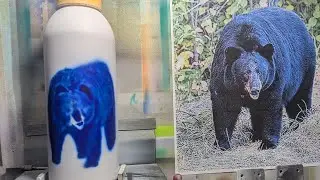 Bear and I'm still working with the airbrush..