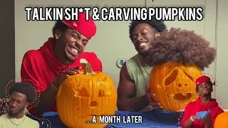 БОЛТАЕМ И РЕЖЕМ ТЫКВЫ с @isaiahxavier10
