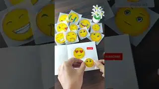 Diy homemade emojis stickers #diy #shorts