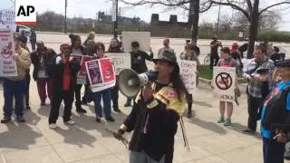 Protest Targets 'Racist' Indians Mascot