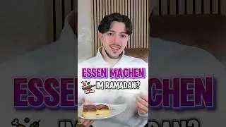 Wer muss im Ramadan das Essen machen?👀 | #ramadan #muslim #islam