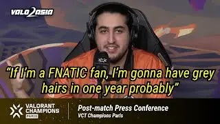 Konferencja prasowa FNATIC (FNC kontra DRX) po meczu na VCT Champions Paris 2025