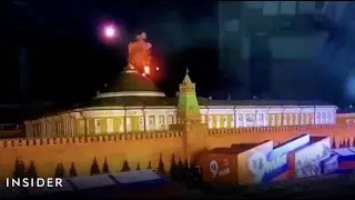 Video Captures The Moment Drones Exploded Over The Kremlin | Insider News