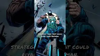 BANE - MAN WHO BROKE THE BAT, Character Analysis #dc #dccomics #shorts