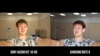 Беззеркалка или смартфон?  Sony а6300 vs samsung note 8