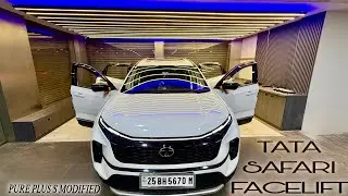 Tata Safari Modified 2025 | Pure Plus S Modified 👉🏼 NEW SAFARI MODIFIED ✅ EXTRA THIGH SUPPORT SEATS 