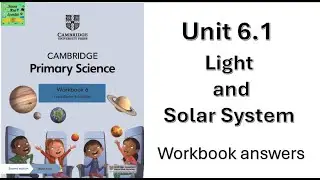 Cambridge science grade 6|Unit : 6.1| Light and solar system|Reflection|workbook answers
