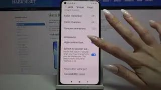 How to Activate High Contrast Text on XIAOMI MI 11 Lite &ndash; Update Text Contrast