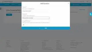 How to Add Health Screening Questions With Lobbytrack Visitor Management System