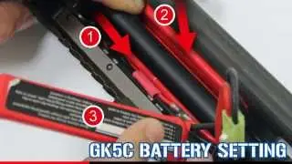 G&G GK5C BATTERY SETTING
