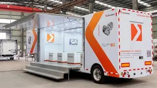 HUAYUAN LR425-1 Roadshow truck trailer used for branding #advertising #Roadshow