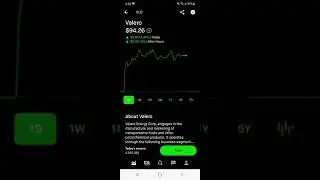 Valero Robinhood Stock Market Investing