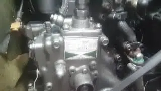 YANMAR 2GM20 testing after service, boat diesel engine