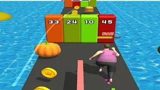Fat Pusher 🥐🟥 *ALL LEVELS* Gameplay (Android,iOS) | Levels 1-2