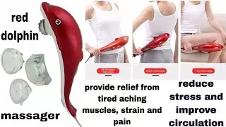 Red Dolphin Massager /massage hammer/full body massager @MYWORLD2019