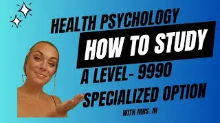 Health- What To Study To Pass A Level