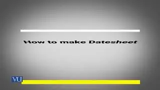 How to Make Your VU Date Sheet on VULMS (Step-by-Step Guide)