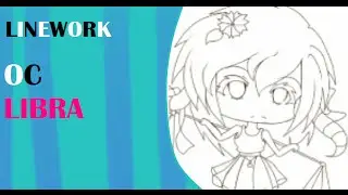 linework OC (paint tool sai)  ▁▂▃▄ LIBRA ▄▃▂▁(　・&forall;・)