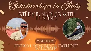 Scholarships in Italy (Part 3)| Required Documents for Merit-Based Scholarship | Podcast