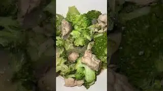 Amazing Dinner for my Diet Mode Today Chicken Broccoli #chicken broccoli #asmr #satisfying #shorts