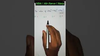 NDA Maths || Air Force maths || Short Tricks || Logarithm 🔥 #maths #tricks #Shubham