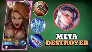Hilda Became Meta Destroyer With This New OP build | Mobile Legends