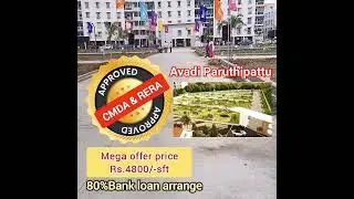 Villa Plots for Sale in Avadi. Krish Housing and Properties 9940185452