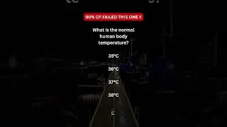 What is the normal human body temperature?