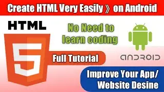 Create HTML very easily || Improve your App/website design || Tech Developer