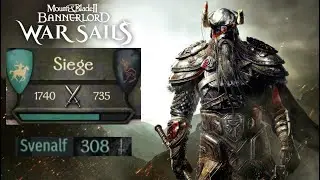 HUGE SIEGE DEFENSES! 300+ Kills! Legendary Armor! Bannerlord Warsails Part 8