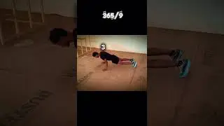365/9 Days push-up challenge #youtubeshorts #motivation #pushpullworkout #ytshorts #gym