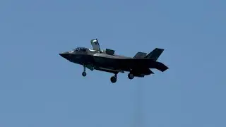 F-35B Comes in for a Hover - Panama City Beach, FL