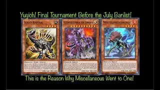 The 1st Place Undefeated Scrap Dino Deck for our 32nd Online Yugioh! Tournament! Why Misc is at 1!