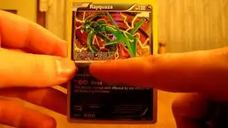 Opening a Rayquaza Dragon Vault Pokemon Blister Pack
