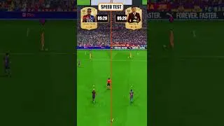 Lamine Yamal Vs Neymar  FC 26 Speed Test⚡ | #lamineyamal    #shorts #eafc25