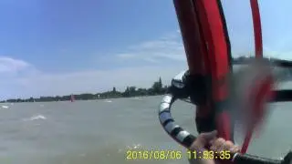 Windsurf fun at lake Balaton (Siofok)