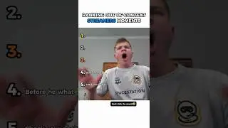 Ranking streamers out of context moments