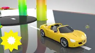 Multi Level Car Parking - Learn Colors with Sports Cars | Car Parking videos for kids | Super Games