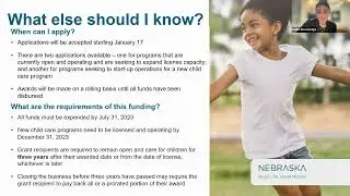 NE DHHS Business and Child Care Partnership Grant Webinar