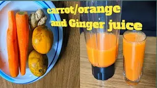 Carrot ,orange & ginger smoothie Nimbushaka kugabanya ibiro umuti niyi smoothie juice #guteka #juice