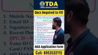Documents Required for NDA Form Filling | NDA Form Fill Up 2026 | NDA 1 2026 Form Filling
