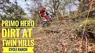 THE DIRT IS ABSOLUTELY PRIMO HERO DIRT AT TWIN HILLS CYCLE RANCH TODAY. #dirtbike #enduro #ride 